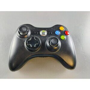 Microsoft Xbox 360 & PC Windows Black Wireless Controller 1403
